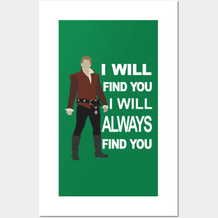 Charming - Find You - White Text Posters and Art